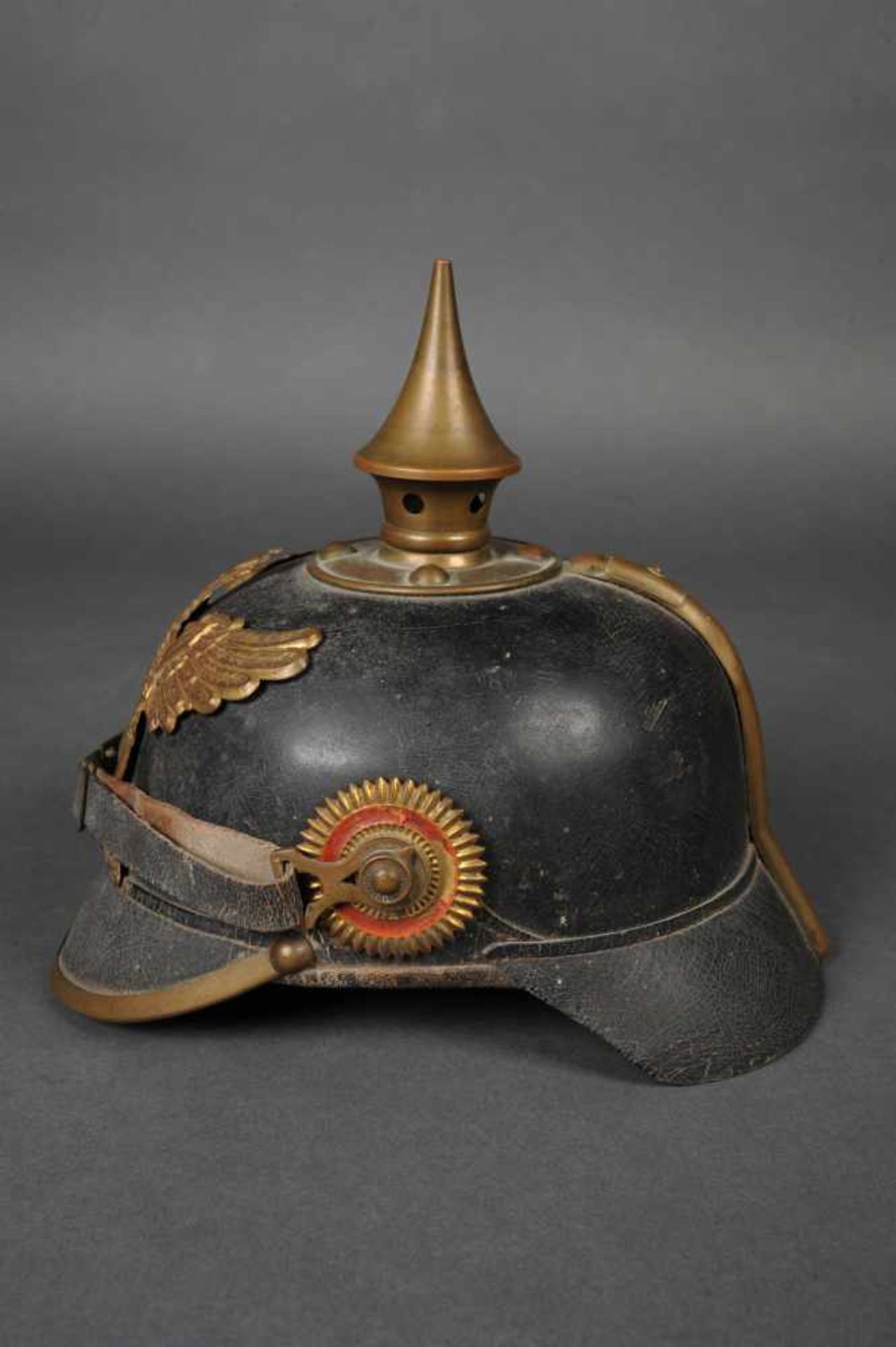 Bade. Casque troupe mod 95, belle bombe sans coups ni déformations et dans son vernis d’origine - Image 2 of 4