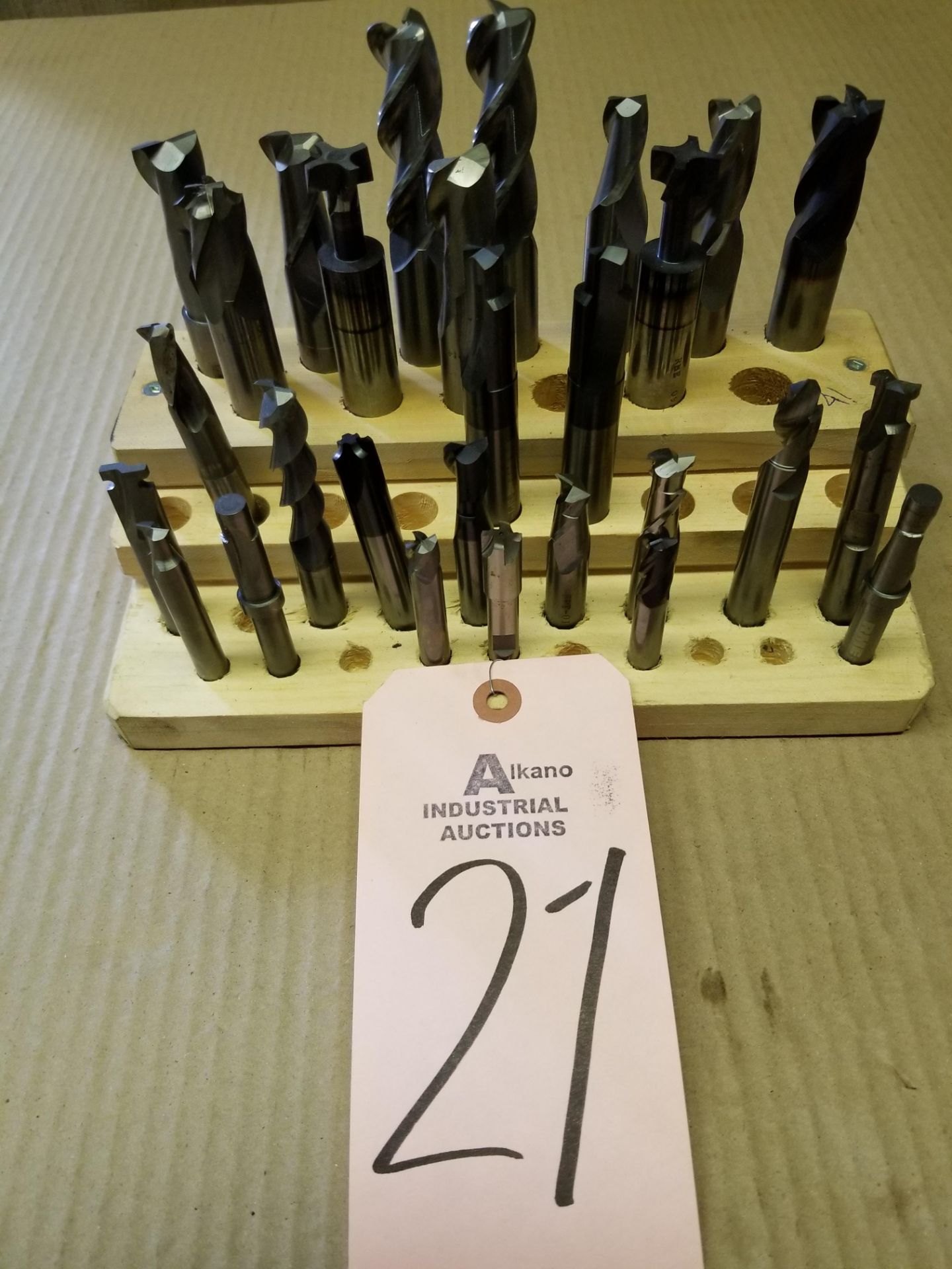 25 pcs. Carbide end mills