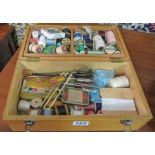 Sewing box and contents