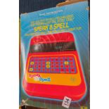 Boxed speak and spell