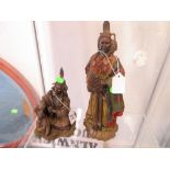 Two indian statues