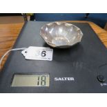 Silver bonbon dish 17g