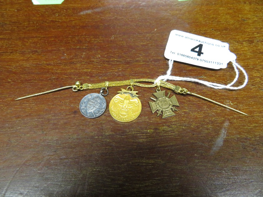 German miniature medals - untested metals