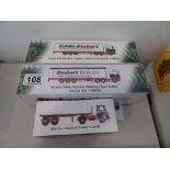 Three boxed Eddie Stobart trucks