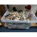 Massive box of costume jewellery