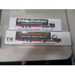 Three Eddie Stobart trucks