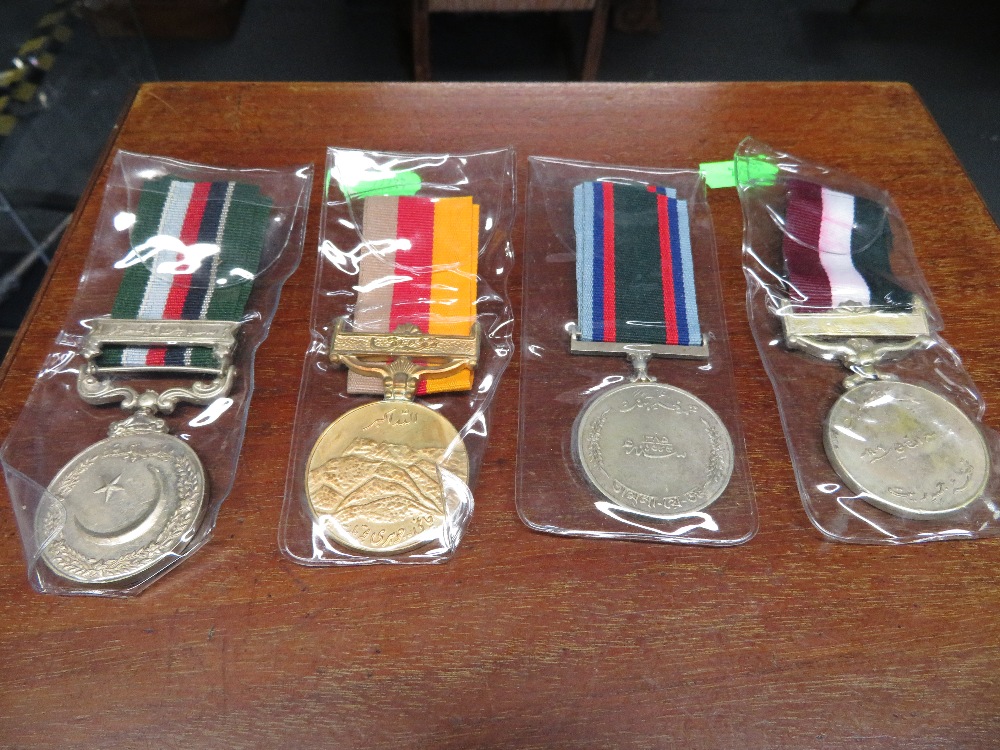 Four Indian medals