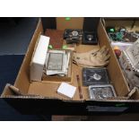 Box of misc. militaria