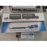 Two boxed Eddie Stobart trucks