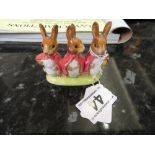 Beswick Beatrix potter - flopsy, mopsy and cotton tail