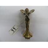 Gold plated spirit of ecstasy original rolls Royce mascot