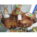 Beswick Beatrix potter - tree stump stand