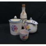 4 pieces of Poole pottery