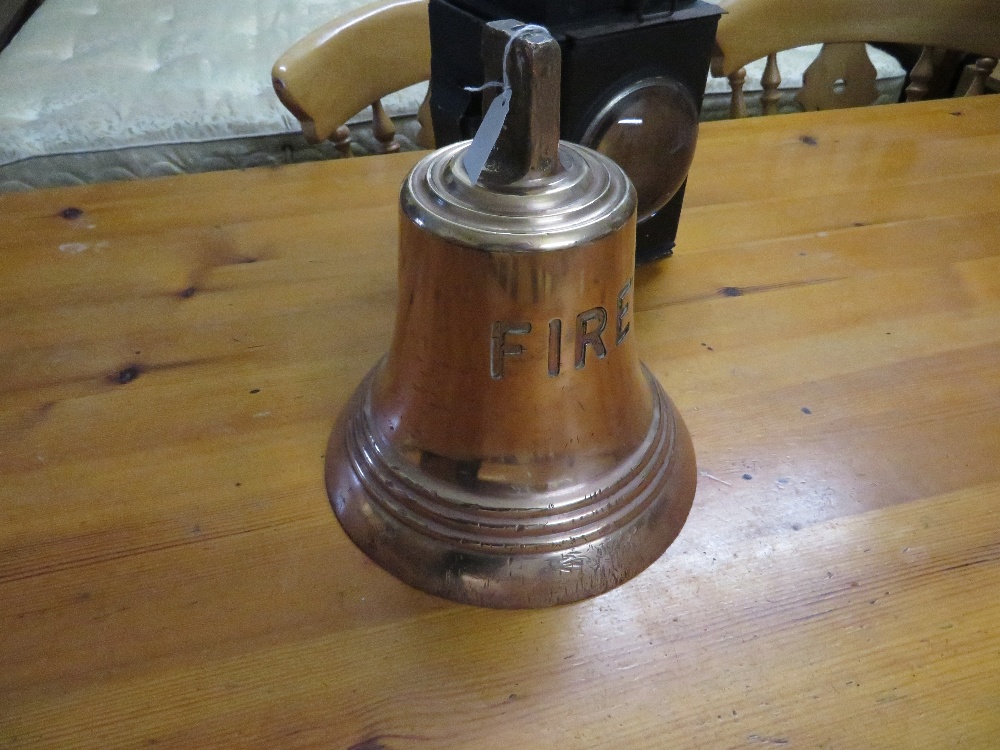 brass fire bell