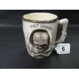 Novelty skull and crossbones cup