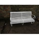 Outdoor garden bench