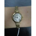 9 carrat gold watch bentima