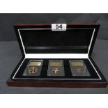 Full half and quarter sovereign Queens 90th birthday set number 164/499 boxed with papers