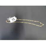 9 ct gold necklace 17.8g