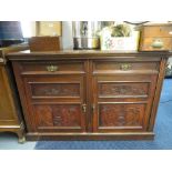 Solid victorian sideboard