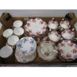 2 tea sets dallish anchor china