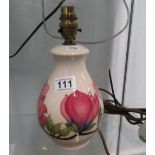 Moorcroft lamp