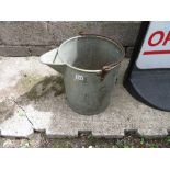 Large metal pail