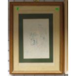 Framed Rolf Harris sketch