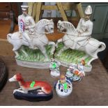 Collection of staffordshire ware