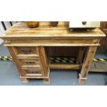 Shesham solid hard wood desk