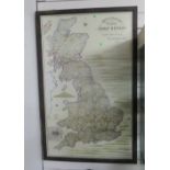 Railway map of great Britain