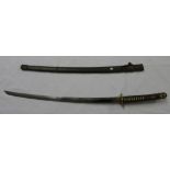 Gunto sword very good blade and nice hamon