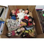 Box of dolls