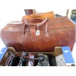 large leather bag