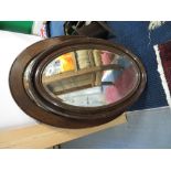 large wooden framed mirrors