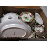 royal Worcester hop dinner service and paragon tea set