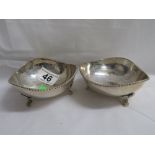 2 silver dishes 176g