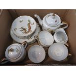 dragon tea set