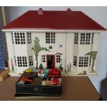 Dolls house and contents