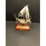 Sterling silver boat