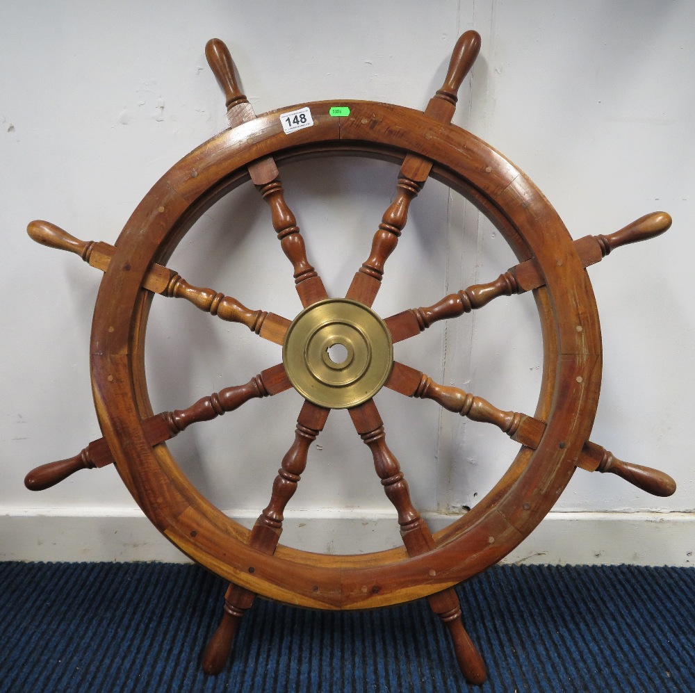 Large ships wheel 36 inches - Image 2 of 2