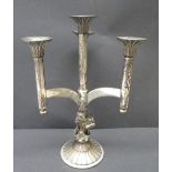 Queens silver jubilee candelabrum limited edition of 250 23 troy ozs orinal cost £435 boxed and