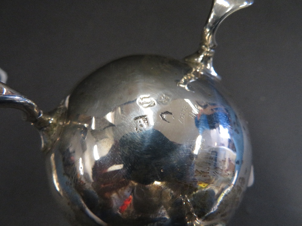 Hallmarked silver cream jug 83g - Image 2 of 2