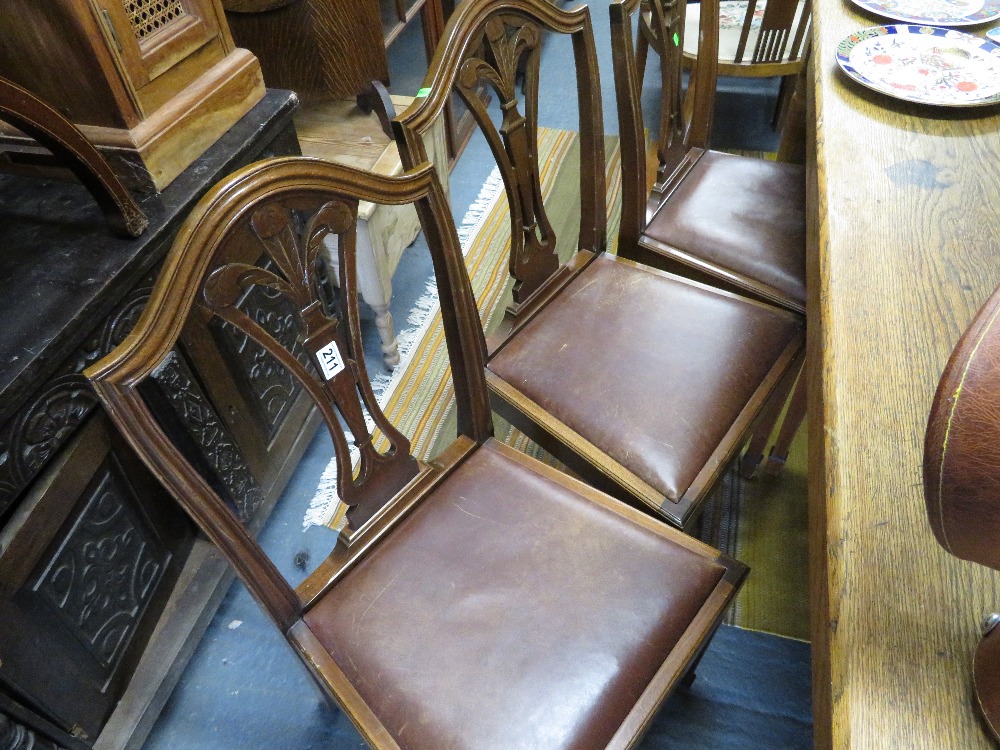 6 leather chairs - Bild 2 aus 2