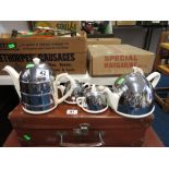 Four piece 1950s tea pots