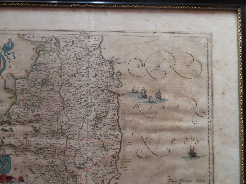 J Bleau 1640 map Dublin orignal - Image 4 of 7