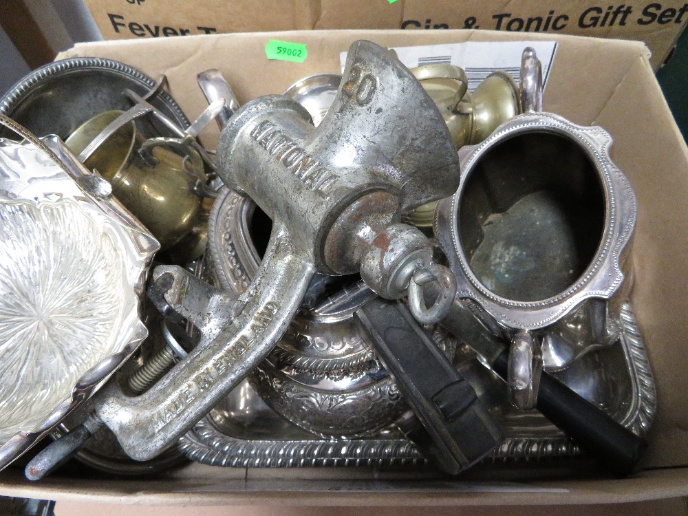 Box of metal ware