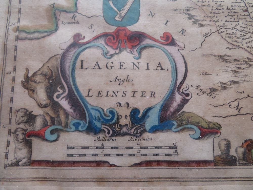 J Bleau 1640 map Dublin orignal - Image 7 of 7