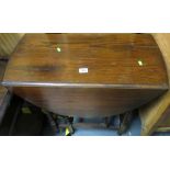 Barley twist drop leaf table