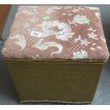 Wicker laundry basket